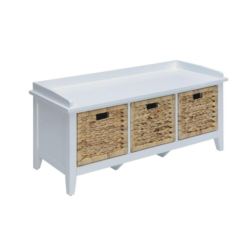 Acme Furniture Flavius 96759 Bench - White IMAGE 1