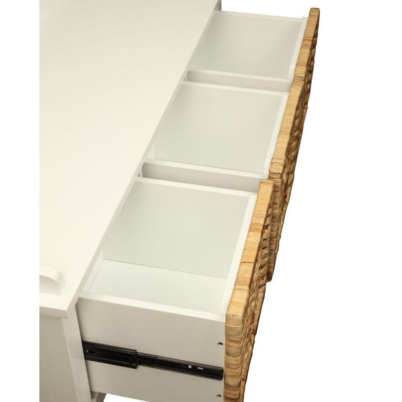 Acme Furniture Flavius 96759 Bench - White IMAGE 4