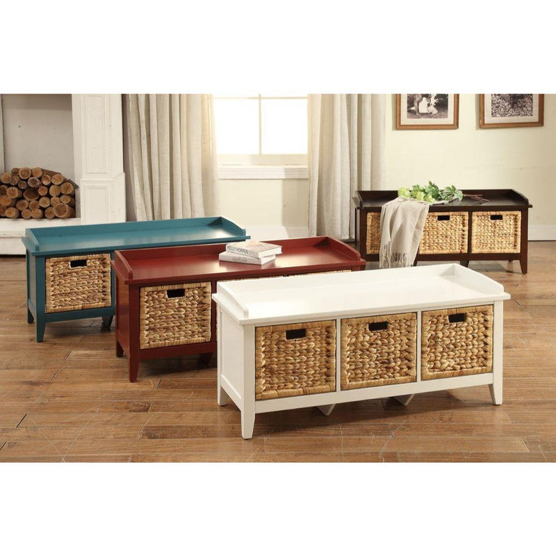Acme Furniture Flavius 96759 Bench - White IMAGE 7