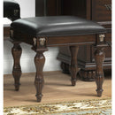 New Classic Furniture Maximus B1754-092 Vanity Stool - Madeira IMAGE 1