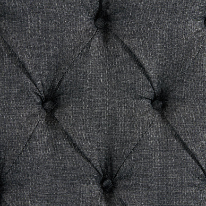  Elements International Morrow UMW090QB Queen Upholstered Bed - Charcoal IMAGE 5
