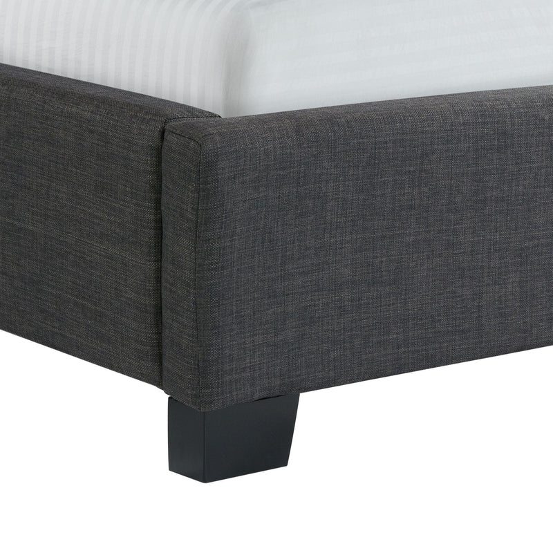  Elements International Morrow UMW090QB Queen Upholstered Bed - Charcoal IMAGE 6