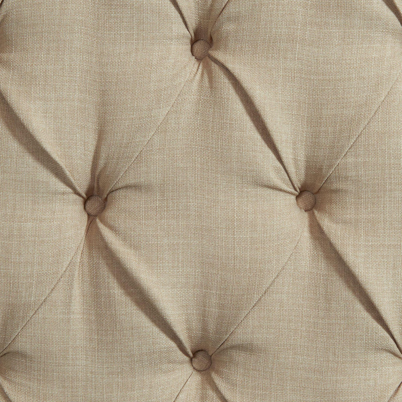  Elements International Morrow UMW082KB King Upholstered Bed - Natural IMAGE 5