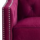  Elements International Tiffany UTF287100CA Accent Chair - Broadway Red IMAGE 7