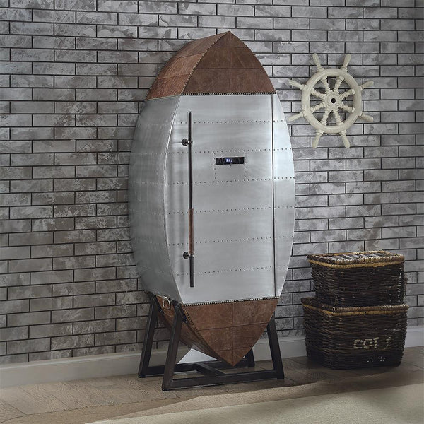 Acme Furniture Brancaster 97195 Wine Cabinet IMAGE 1