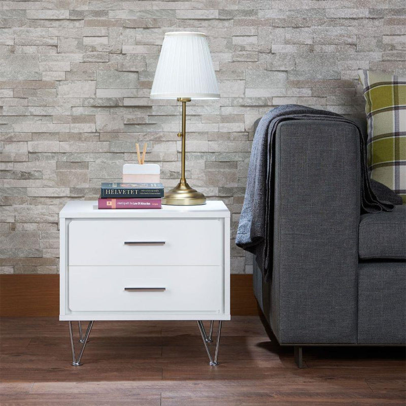 Acme Furniture Deoss 97332 Accent Table - White IMAGE 5