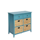 Acme Furniture Flavius 97418 Accent Table - Teal IMAGE 1