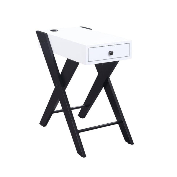 Acme Furniture Fierce 97738 Accent Table - White IMAGE 1