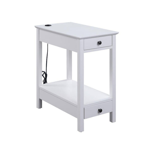 Acme Furniture Byzad 97741 Accent Table - White IMAGE 1
