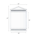 Acme Furniture Lotus 97806 Accent Mirror IMAGE 2