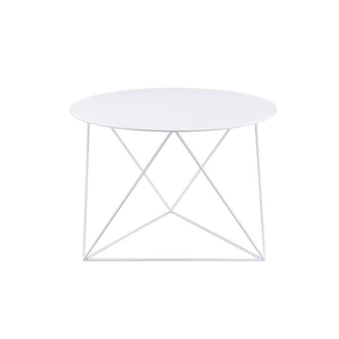 Acme Furniture Epidia 97842 Accent Table - White IMAGE 3