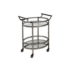 Acme Furniture Lakelyn 98191 Serving Cart - Black Nickel IMAGE 1