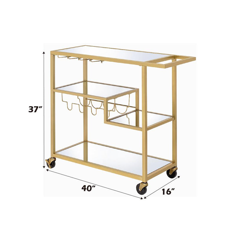 Acme Furniture Adamsen 98354 Serving Cart IMAGE 6