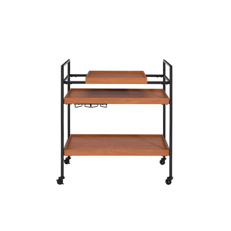 Acme Furniture Oaken 98675 Serving Cart IMAGE 2