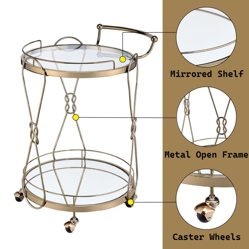 Acme Furniture Zekera 98940 Serving Cart IMAGE 5