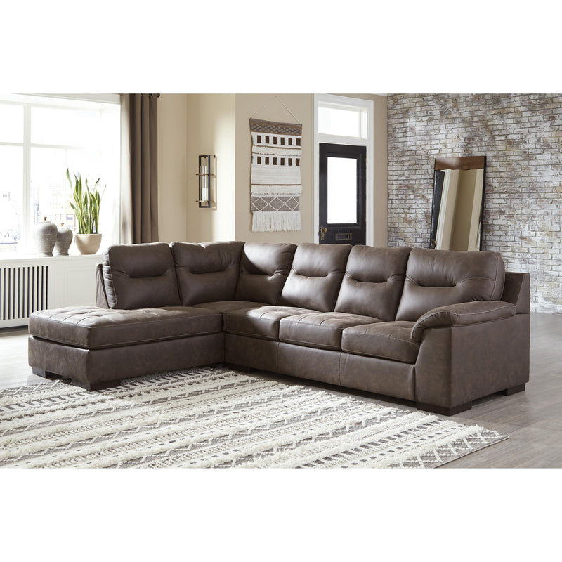 Signature Design by Ashley Maderla 62002S1 2 pc Sectional with Chaise IMAGE 2