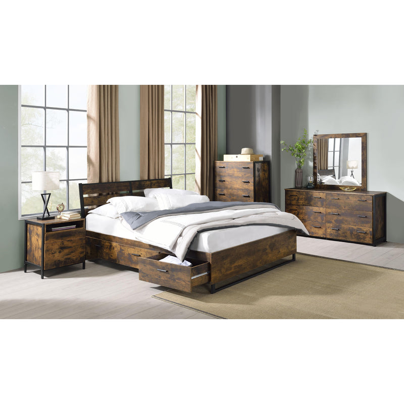Acme Furniture Juvanth 24257EK Queen Bed With Storage IMAGE 6