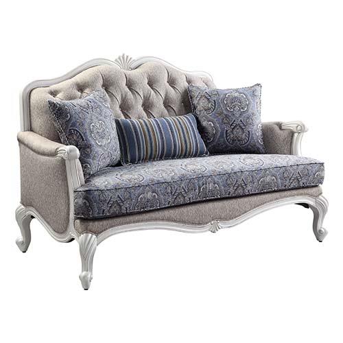 Acme Furniture Ciddrenar 54311 Loveseat With 3 Pillows IMAGE 1