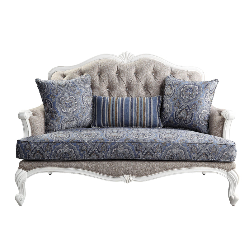 Acme Furniture Ciddrenar 54311 Loveseat With 3 Pillows IMAGE 3