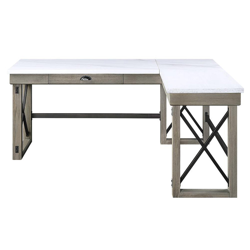 Acme Furniture Talmar OF00055 Writing Desk - Oak IMAGE 3