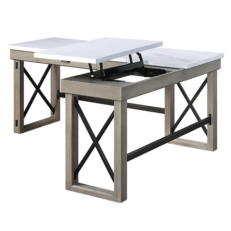 Acme Furniture Talmar OF00055 Writing Desk - Oak IMAGE 6