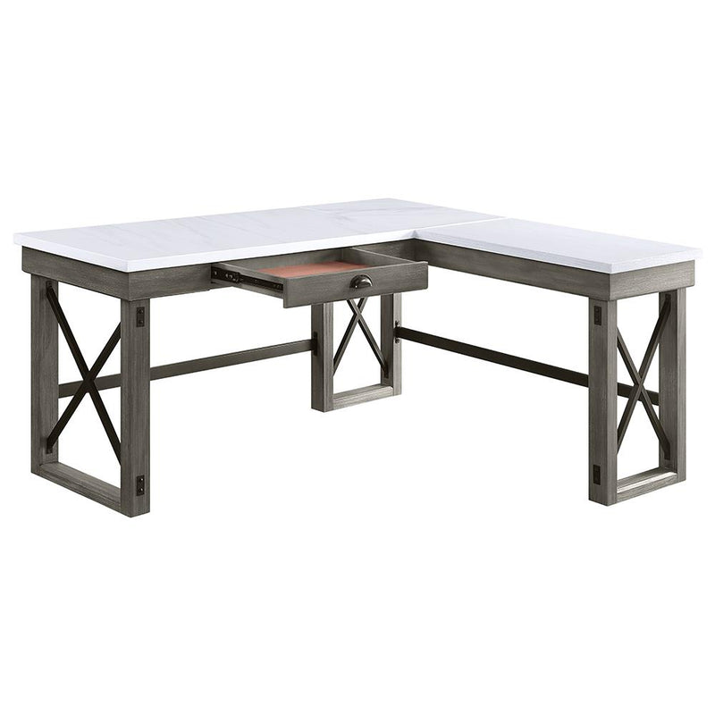 Acme Furniture Talmar OF00056 Writing Desk - Grey IMAGE 5
