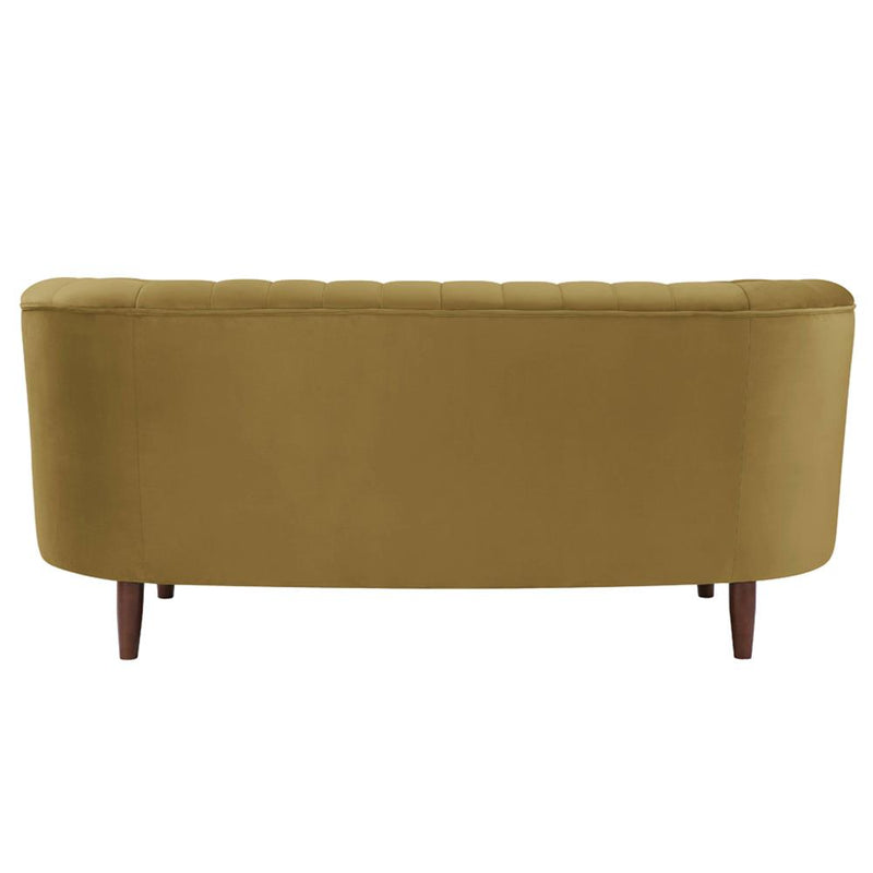 Acme Furniture Millephri LV00164 Loveseat - Yellow IMAGE 4
