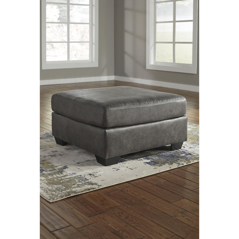  Signature Design by Ashley Bladen Leather Look Ottoman 1202108 IMAGE 2
