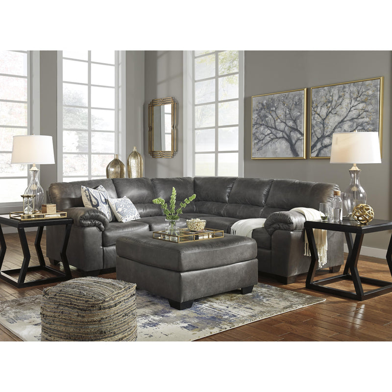  Signature Design by Ashley Bladen Leather Look Ottoman 1202108 IMAGE 5
