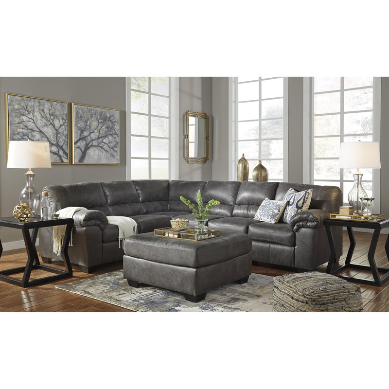  Signature Design by Ashley Bladen Leather Look Ottoman 1202108 IMAGE 7