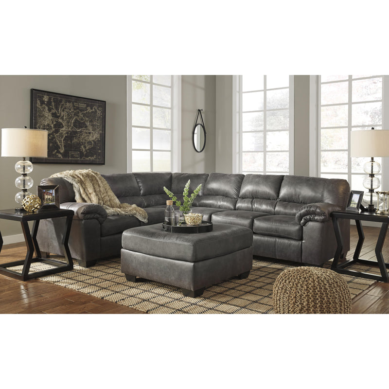  Signature Design by Ashley Bladen Leather Look Ottoman 1202108 IMAGE 8