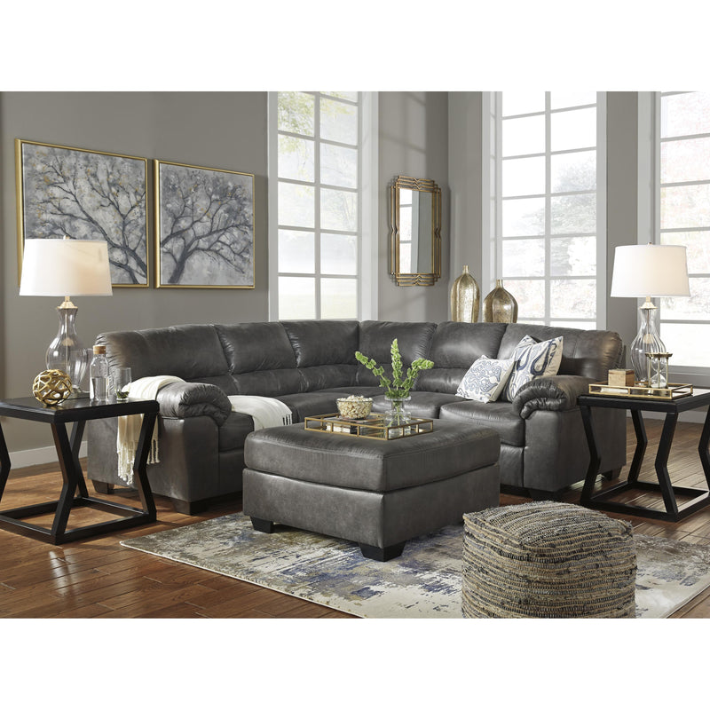  Signature Design by Ashley Bladen Leather Look Ottoman 1202108 IMAGE 9