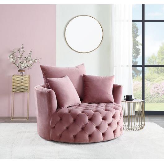 Acme Furniture Zunyas AC00291 Accent Chair - Pink IMAGE 1