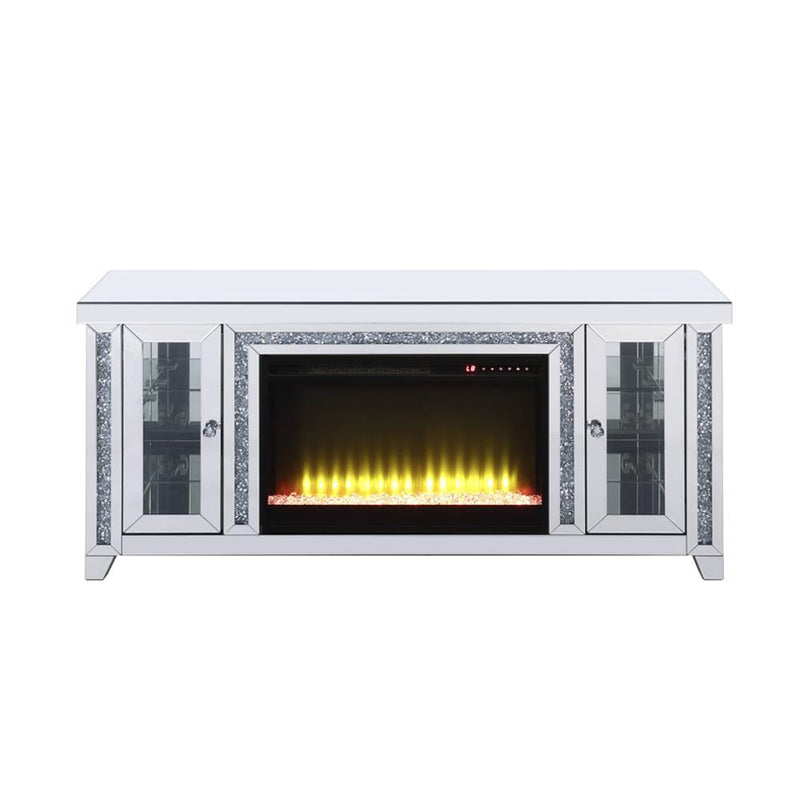 Acme Furniture Noralie LV00315 TV Stand with Fireplace & LED IMAGE 3