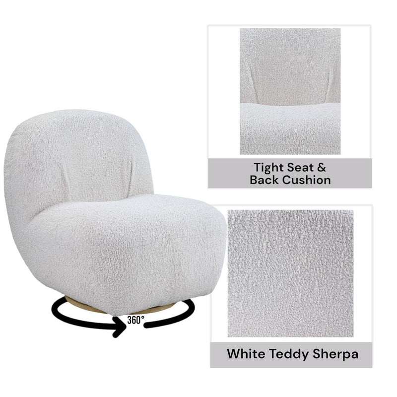 Acme Furniture Yedaid AC00231 Accent Chair with Swivel IMAGE 8