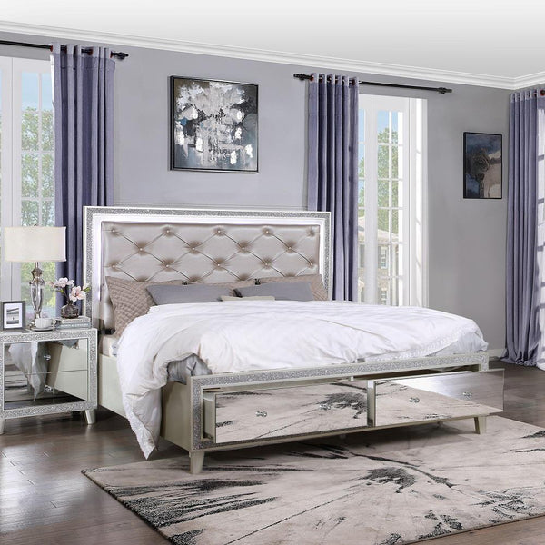 Acme Furniture Sliverfluff BD00240CK California King Bed IMAGE 1