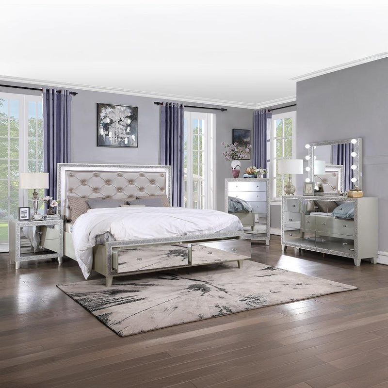 Acme Furniture Sliverfluff BD00240CK CK Bed with LED & Storages IMAGE 7