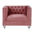 Acme Furniture HeiberoII LV00329 Chair - Pink IMAGE 3