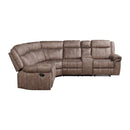Acme Furniture Dollum LV00397 Sectional Sofa - Chocolate IMAGE 3