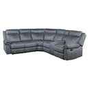 Acme Furniture Dollum LV00398 Sectional Sofa - Grey IMAGE 2