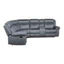 Acme Furniture Dollum LV00398 Sectional Sofa - Grey IMAGE 3