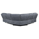 Acme Furniture Dollum LV00398 Sectional Sofa - Grey IMAGE 4