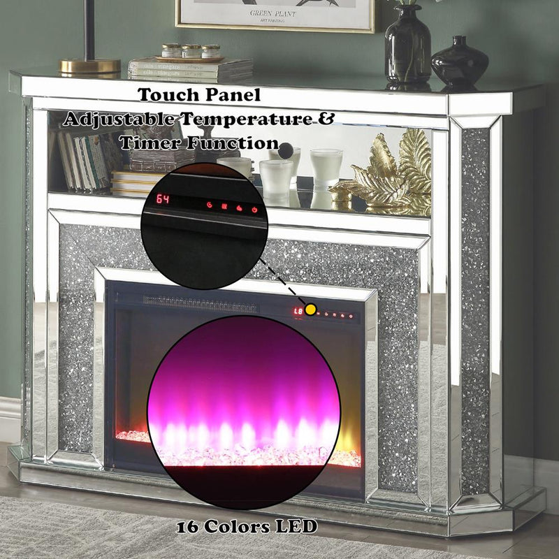 Acme Furniture Noralie AC00508 Fireplace with LED IMAGE 18