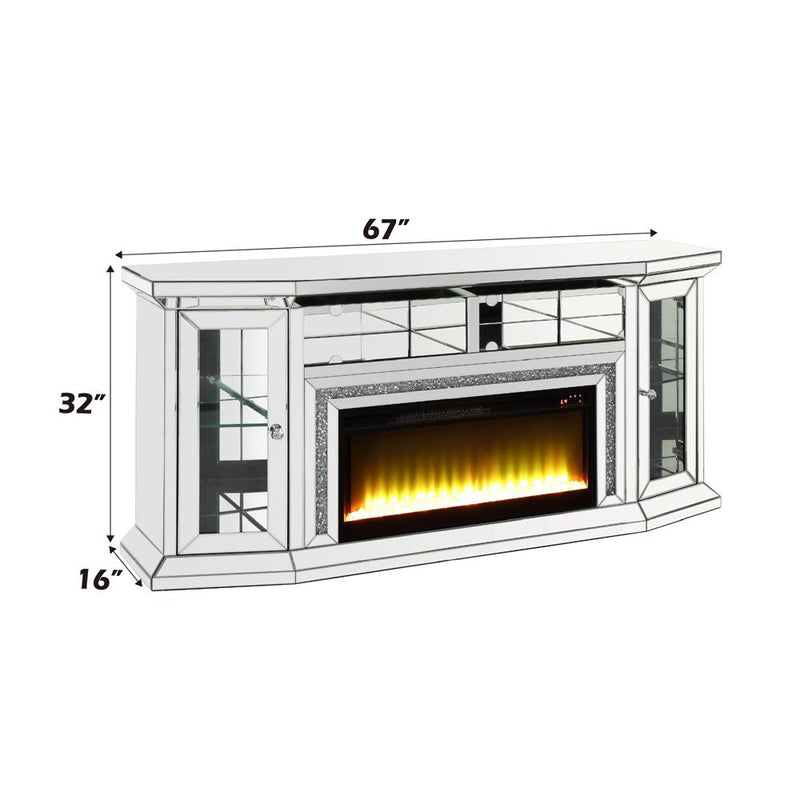 Acme Furniture Noralie AC00517 TV Stand with Fireplace & LED IMAGE 10