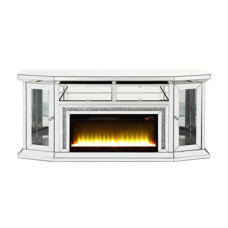 Acme Furniture Noralie AC00517 TV Stand with Fireplace & LED IMAGE 3