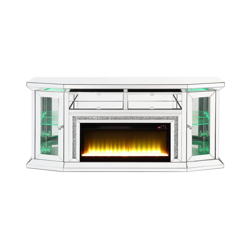 Acme Furniture Noralie AC00517 TV Stand with Fireplace & LED IMAGE 7
