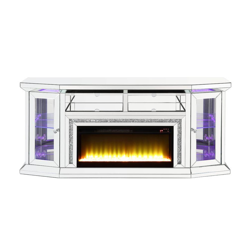 Acme Furniture Noralie AC00517 TV Stand with Fireplace & LED IMAGE 9