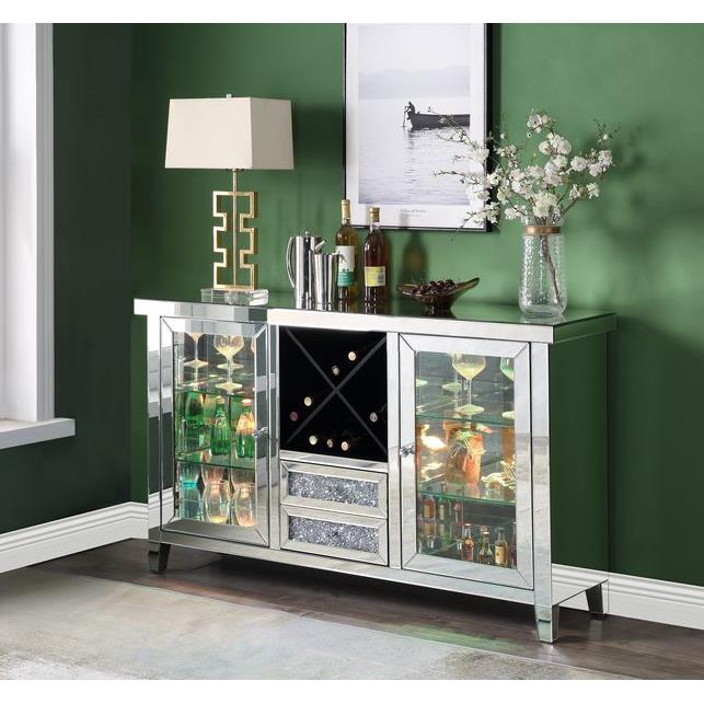Acme Furniture Noralie AC00525 Wine Cabinet IMAGE 4