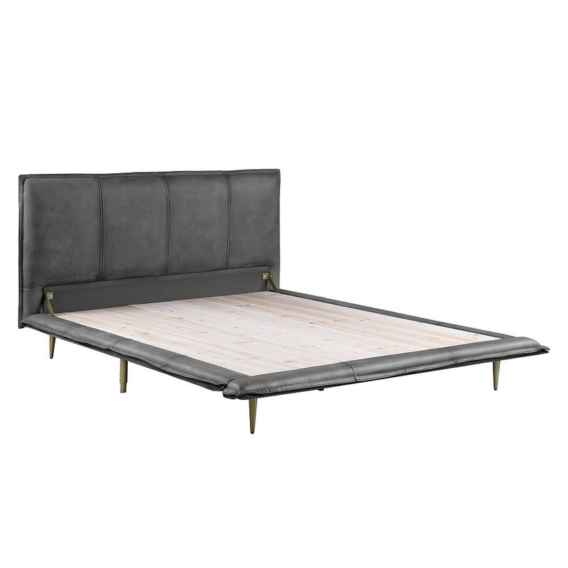 Acme Furniture Metis BD00558EK Eastern King Bed - Grey IMAGE 2