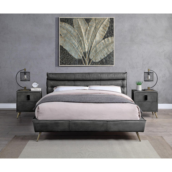 Acme Furniture Doris BD00563Q Queen Bed - Grey IMAGE 1